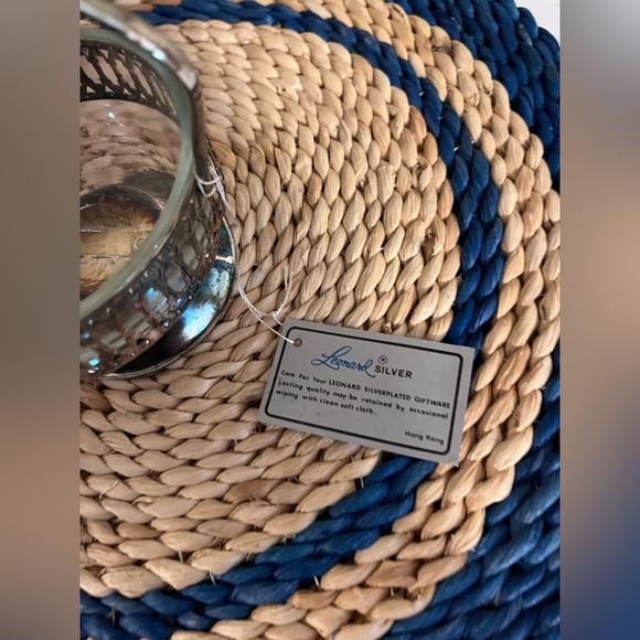 Silverplated & Crystal Glass Jam Dish with spoon by Towle • 1983 • NIB - Picture 4 of 8